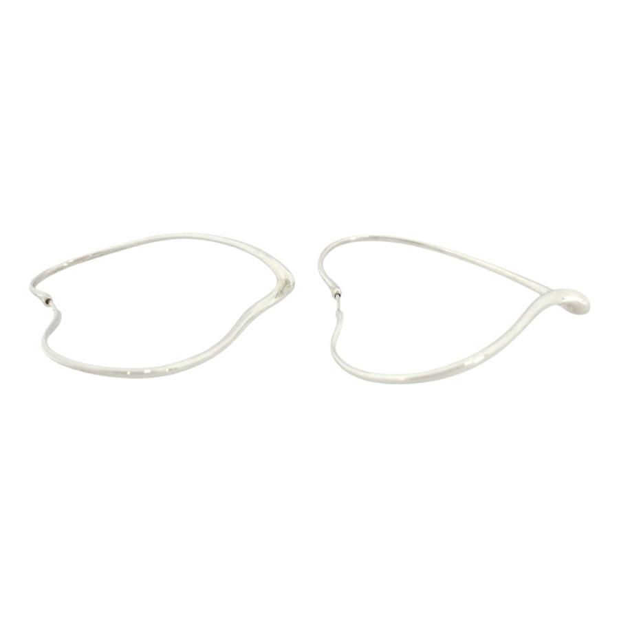 ■新同■磨き済■　ティファニー オープンハート ピアス ラージ シルバー SV 925 【366420】1 |  | 02