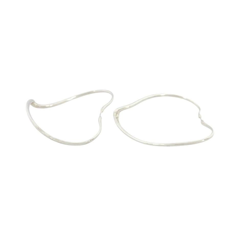 □新同□磨き済□ ティファニー オープンハート ピアス ラージ