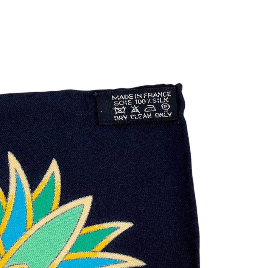 ■新同■　エルメス カレ90 スカーフ TREASURES OF THE NILE ナイルの宝 ツタンカーメン シルク ブラック 箱 【369254】5 |  | 06