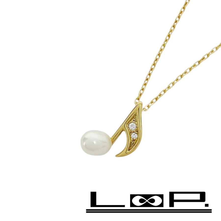 ■未使用■　ミキモト ネックレス ペンダント 音符 アクセサリー ゴールド K18 パール 真珠 【369674】5 | 