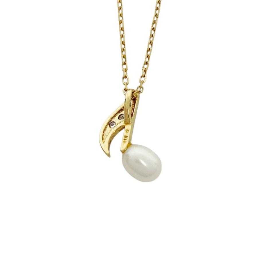 □未使用□ ミキモト ネックレス ペンダント 音符 アクセサリー