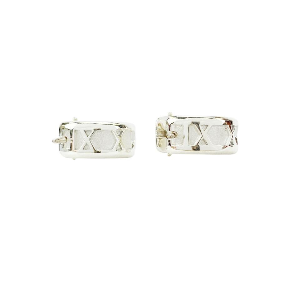 □新同□磨き済□ ティファニー アトラス フープ ピアス アクセサリー