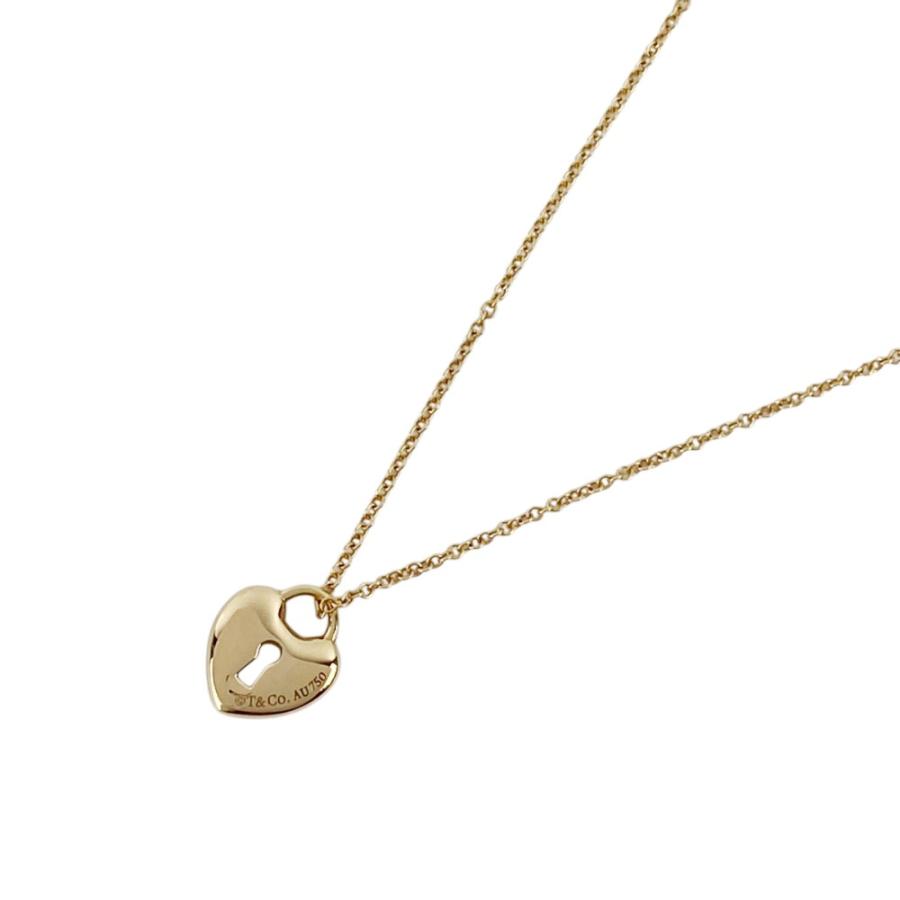 ティファニー ■美品■ ロックハート ネックレス アクセサリー ゴールド K18 約3.0g 箱 【37225】11 |  | 01