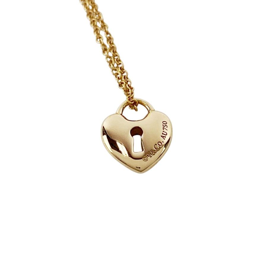 ティファニー ■美品■ ロックハート ネックレス アクセサリー ゴールド K18 約3.0g 箱 【37225】11 |  | 07