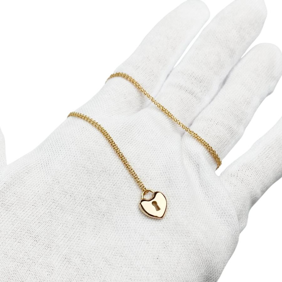 ティファニー ■美品■ ロックハート ネックレス アクセサリー ゴールド K18 約3.0g 箱 【37225】11 |  | 08