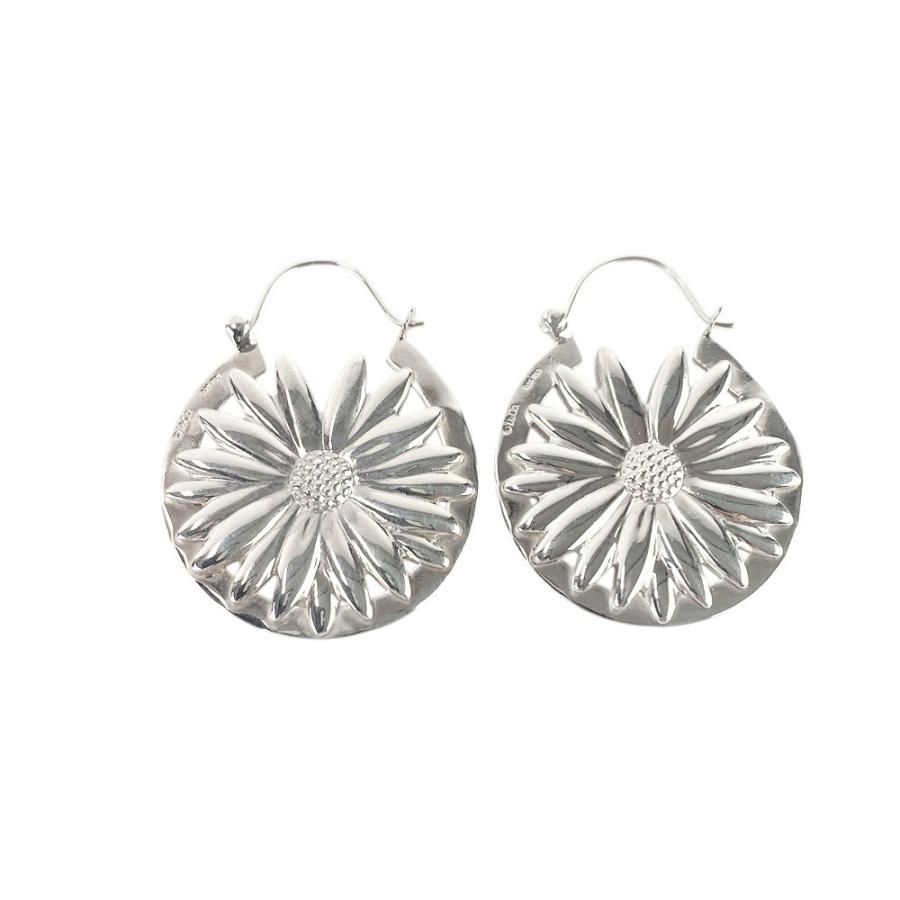 ■新同■磨き済■　ティファニー フラワー モチーフ ピアス シルバー SV 925 【373923】1 |  | 01