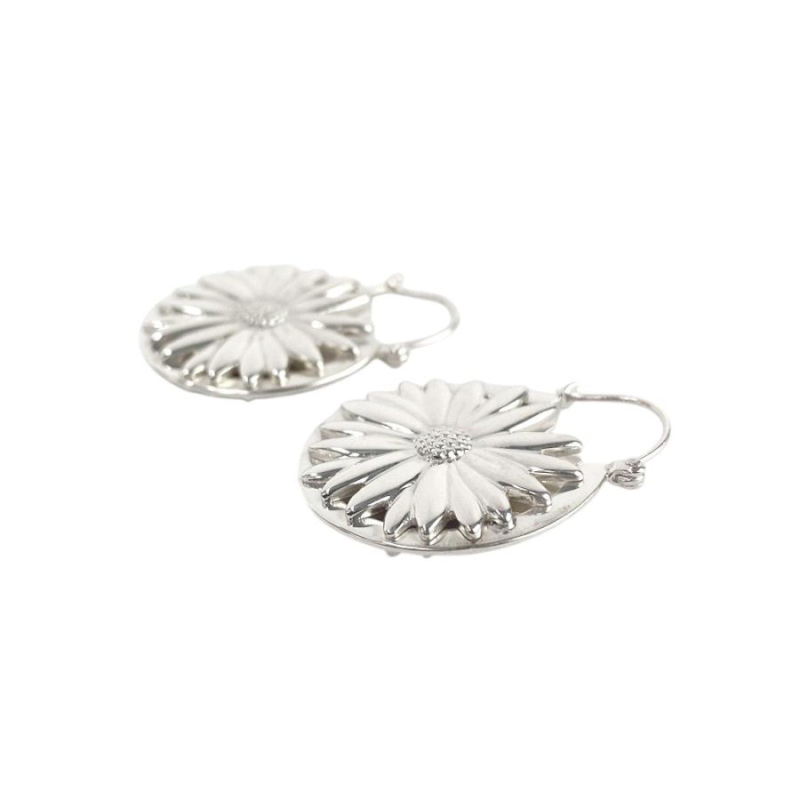 ■新同■磨き済■　ティファニー フラワー モチーフ ピアス シルバー SV 925 【373923】1 |  | 02