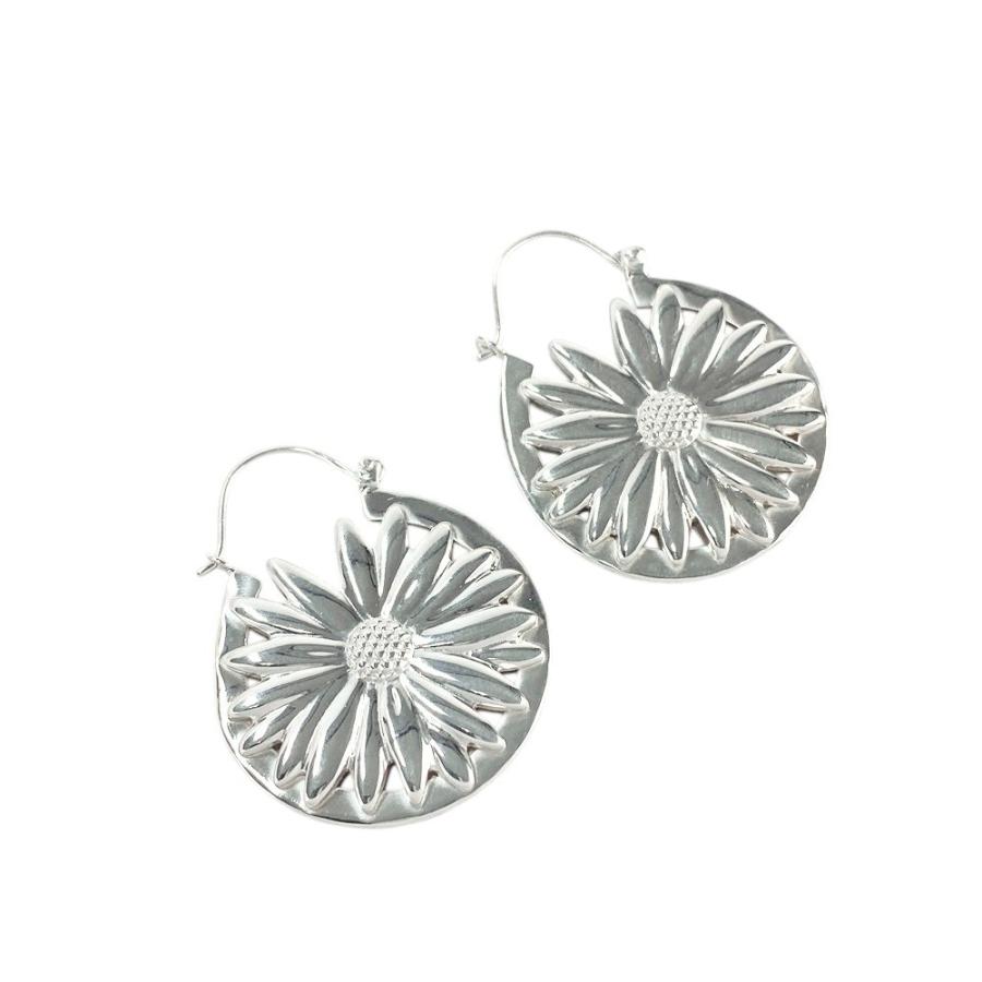 ■新同■磨き済■　ティファニー フラワー モチーフ ピアス シルバー SV 925 【373923】1 |  | 04