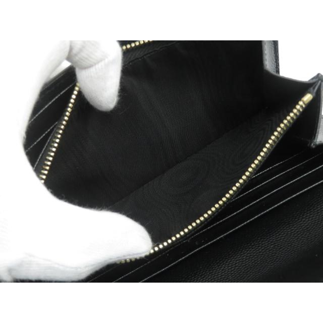 ■中古■　サンローラン 長財布 ロゴ 星 スター レザー ブラック 447936 箱 【37450】 □中古□ サンローラン 長財布 ロゴ 星 スター レザー ブラック 447936