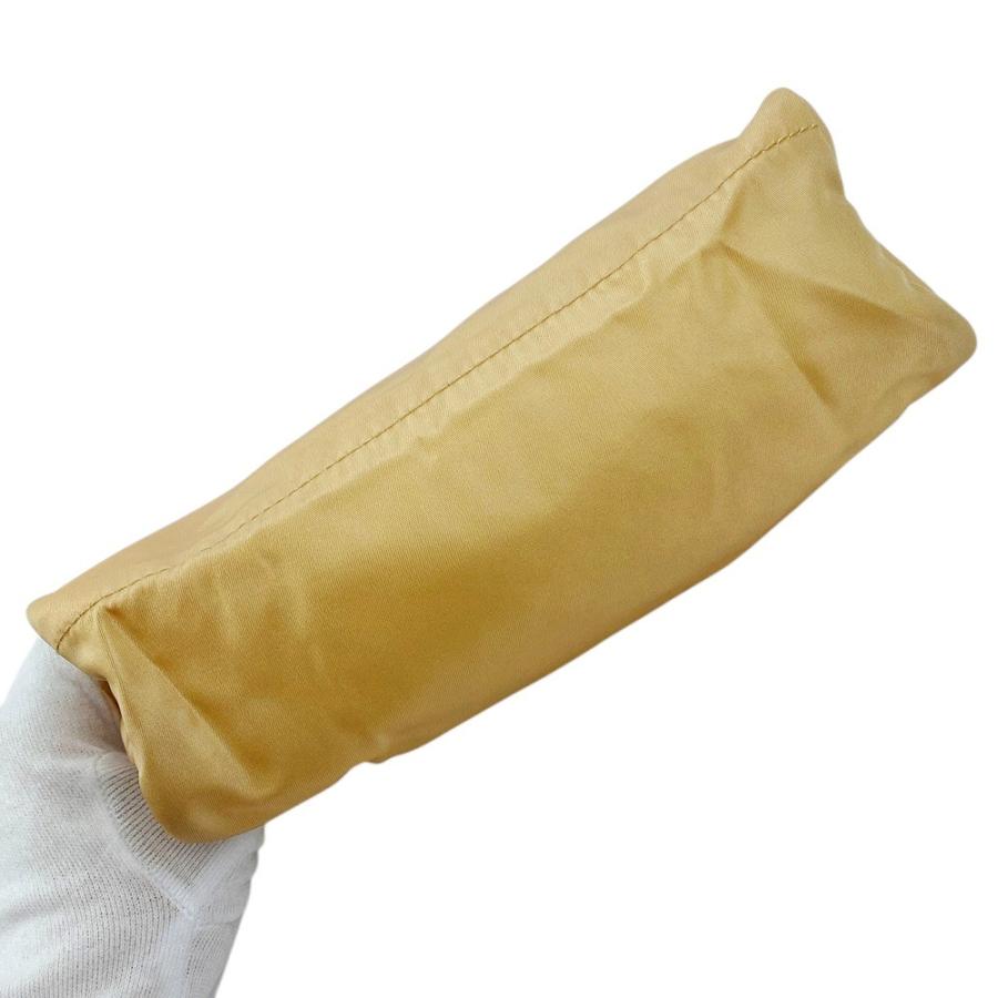 ■新同■　プラダ トライアングルロゴ ポーチ 小物入れ 化粧 メイク テスート ナイロン ベージュ 【374784】2 |  | 04