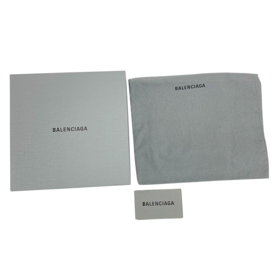 □未使用□ バレンシアガ トレインチケット ホルダー チャーム レザー  