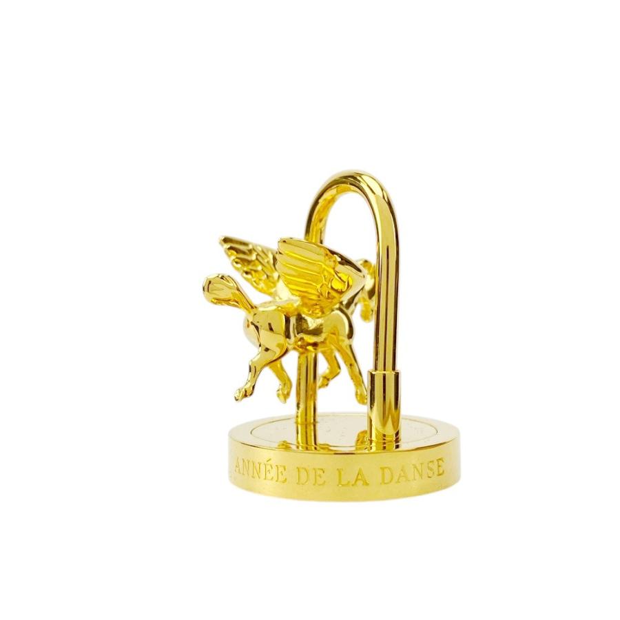 ■新同■　エルメス カデナ アーネダンス ペガサス バッグ チャーム キーホルダー 2007 ゴールド GP 箱 【376054】5 |  | 01
