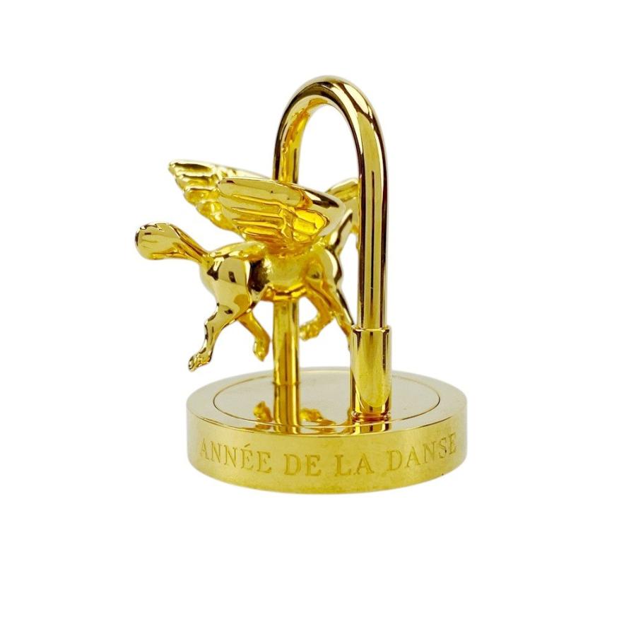 ■未使用■　エルメス カデナ アーネダンス ペガサス バッグ チャーム キーホルダー 2007 ゴールド GP 【376078】7 |  | 01
