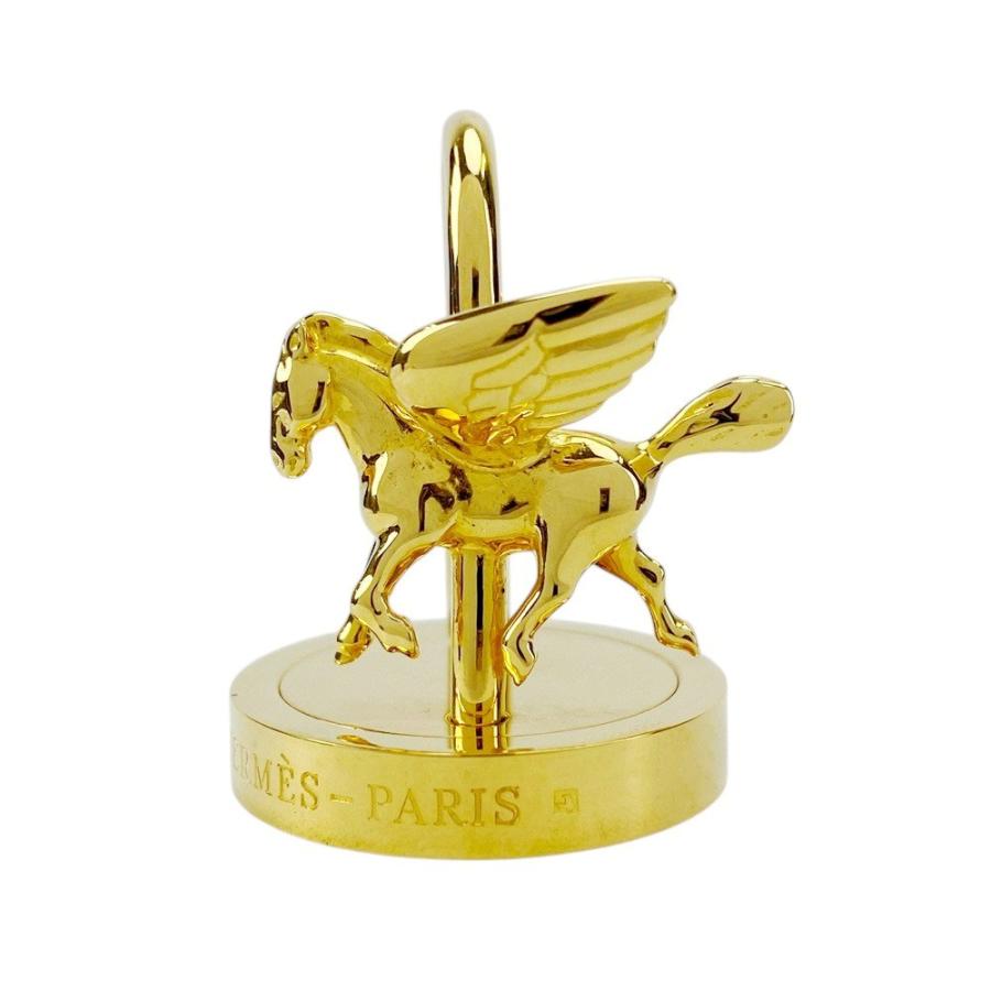 ■未使用■　エルメス カデナ アーネダンス ペガサス バッグ チャーム キーホルダー 2007 ゴールド GP 【376078】7 |  | 04