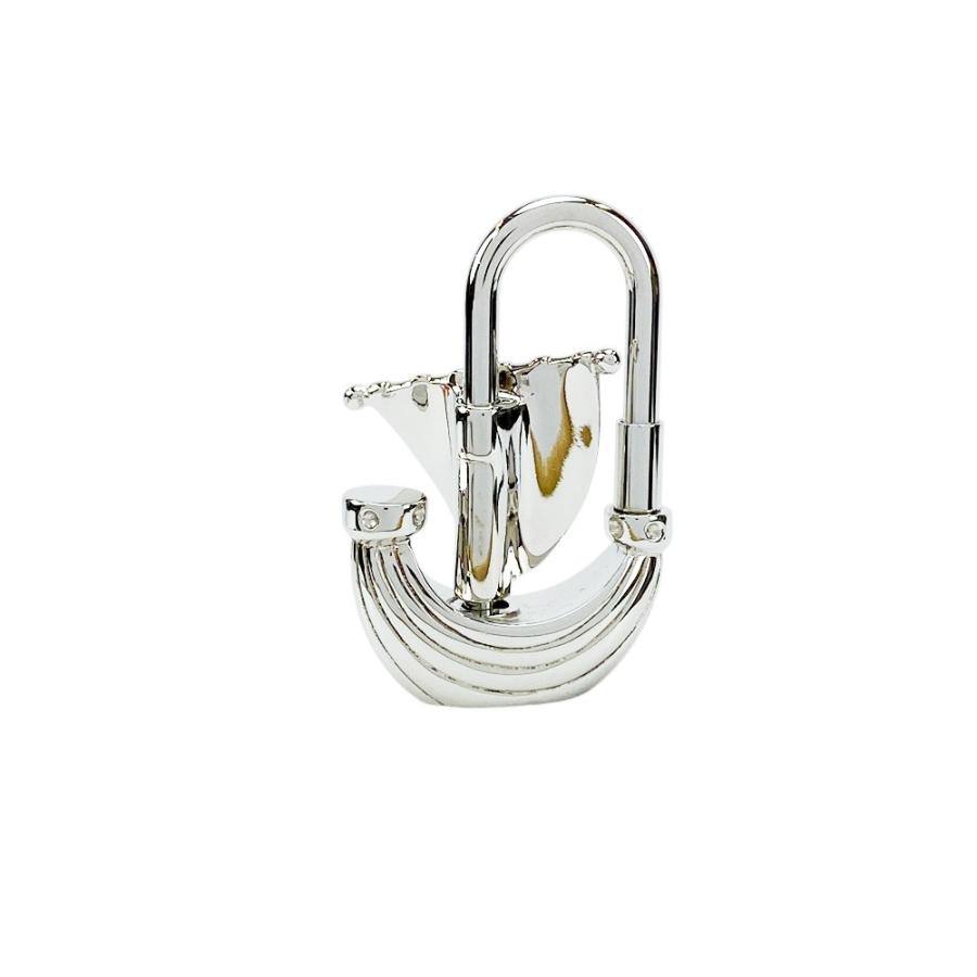 ■未使用■　エルメス カデナ ヨット 船 バッグ チャーム 2007 シルバー SS 箱 【376122】5 |  | 01