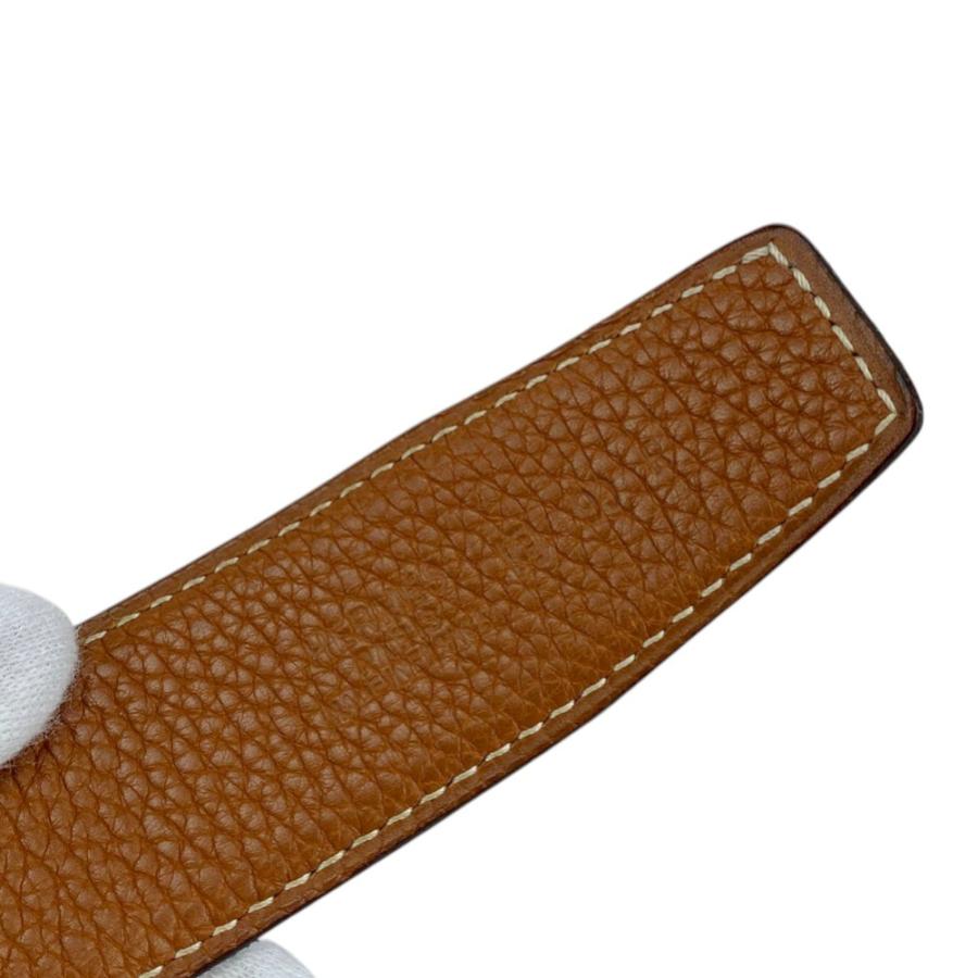 ■美品■　エルメス コンスタンス ベルト ビジネス SS レザー ブラック ブラウン □G刻 箱 【378379】3 |  | 03