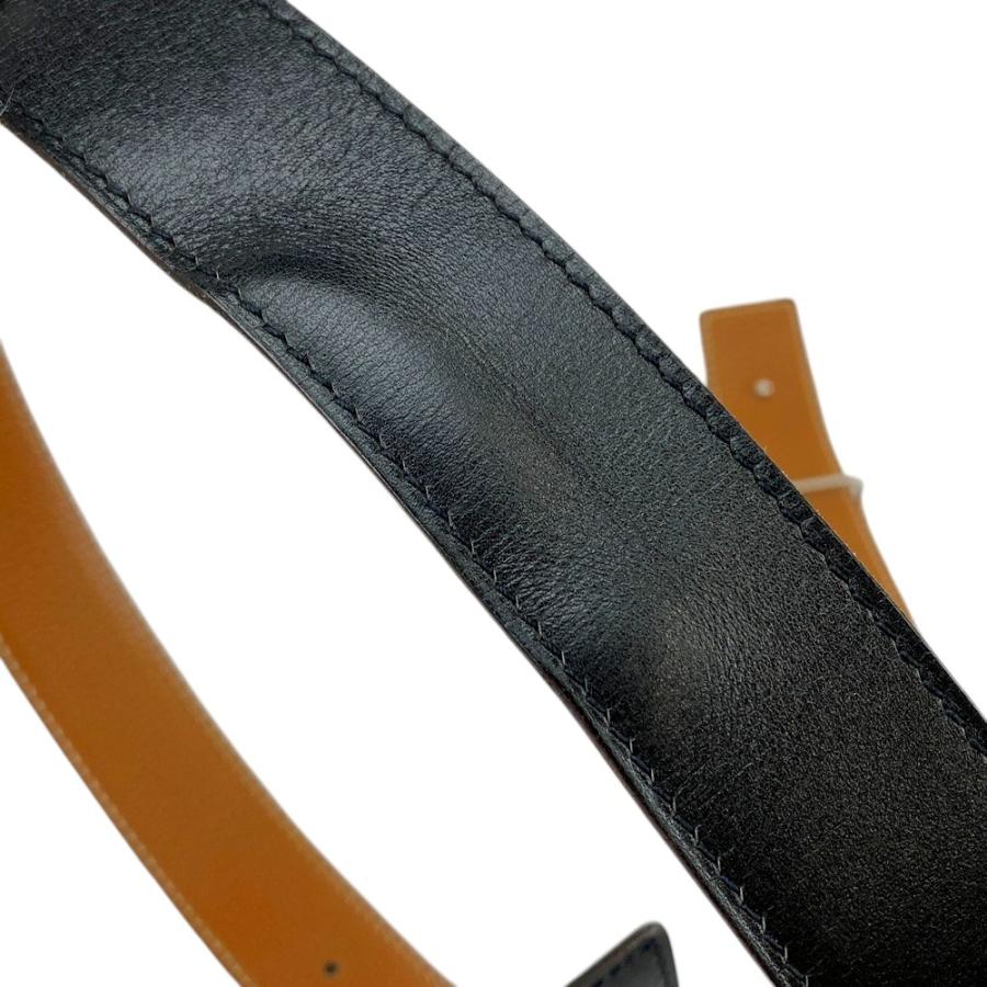 ■美品■　エルメス コンスタンス ベルト ビジネス SS レザー ブラック ブラウン □G刻 箱 【378379】3 |  | 07