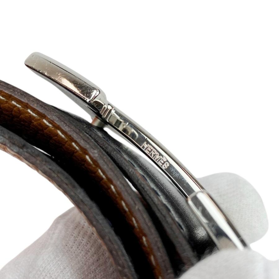 ■美品■　エルメス コンスタンス ベルト ビジネス SS レザー ブラック ブラウン □G刻 箱 【378379】3 |  | 08