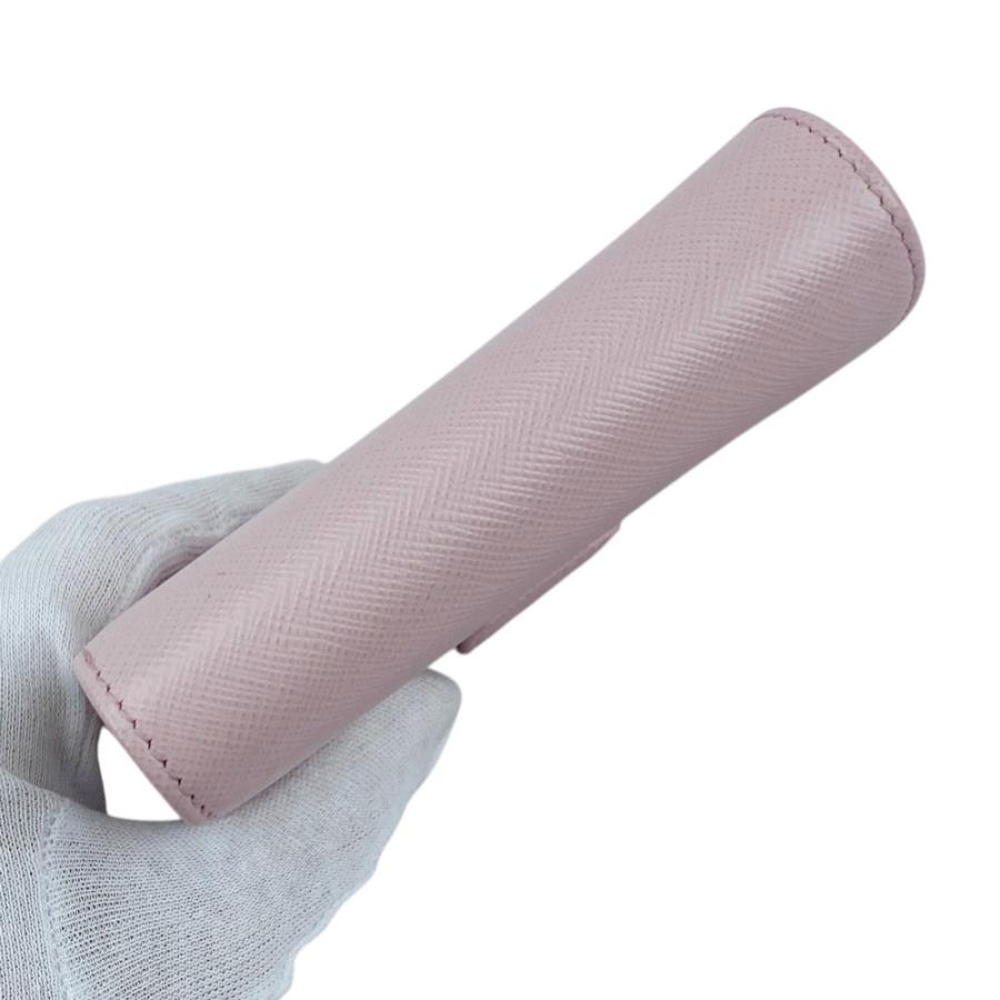 □新同□ プラダ 二つ折り 財布 サイフ ウォレット サフィアーノ  