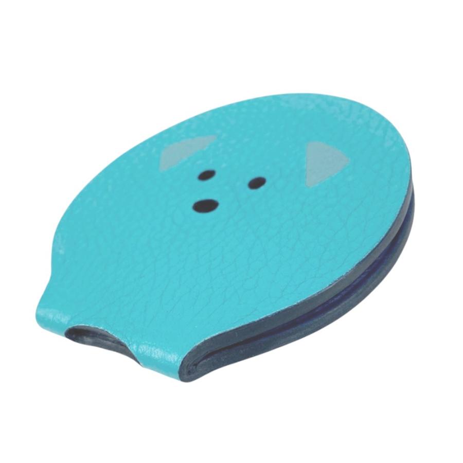 ■未使用■　エルメス ポケットミラー 折りたたみ アニマル ファッション トリヨン ブルー 箱 【389269】3 |  | 03