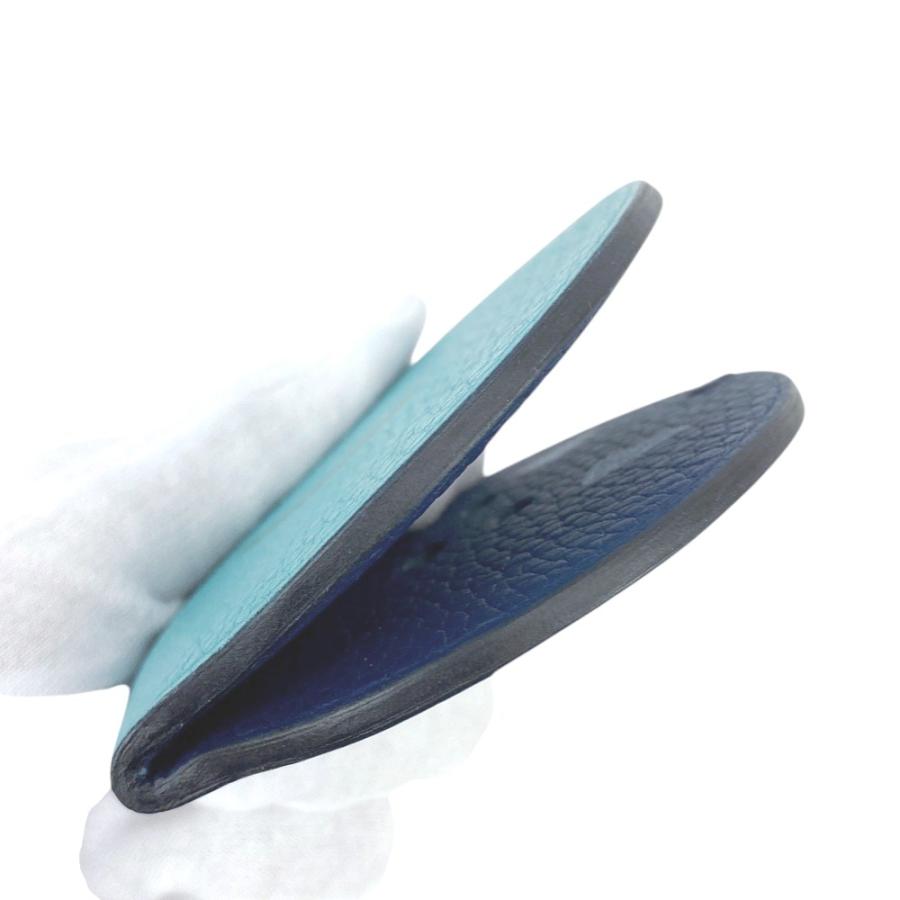 ■未使用■　エルメス ポケットミラー 折りたたみ アニマル ファッション トリヨン ブルー 箱 【389269】3 |  | 05