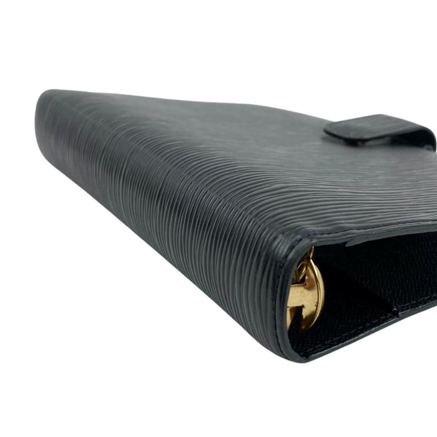 ■中古■　ルイヴィトン アジェンダ  MM 6つ穴 手帳 カバー エピ ブラック R20042 【389436】5 |  | 02