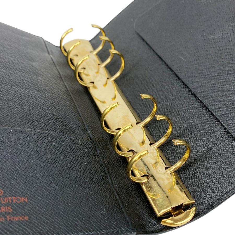 □中古□ ルイヴィトン アジェンダ MM 6つ穴 手帳 カバー エピ