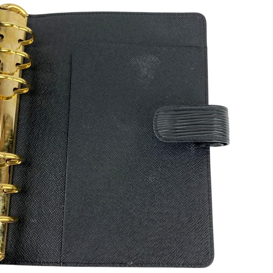 ■中古■　ルイヴィトン アジェンダ  MM 6つ穴 手帳 カバー エピ ブラック R20042 【389436】5 |  | 09