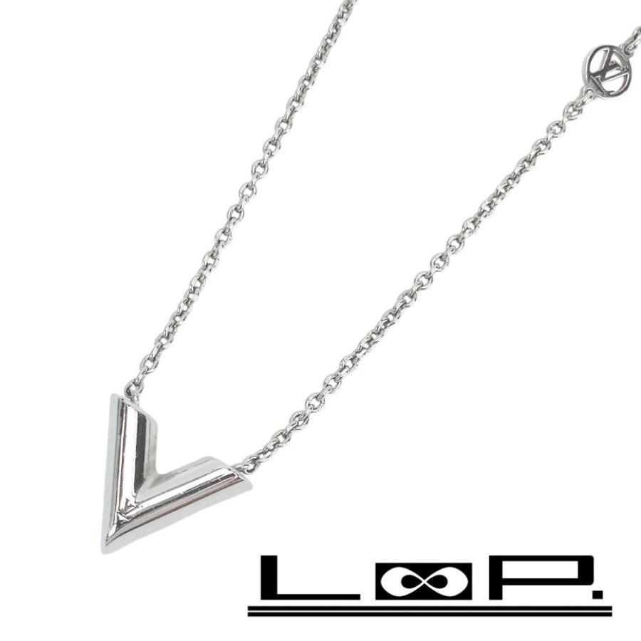 □美品□ ルイヴィトン エセンシャル V ネックレス アクセサリー
