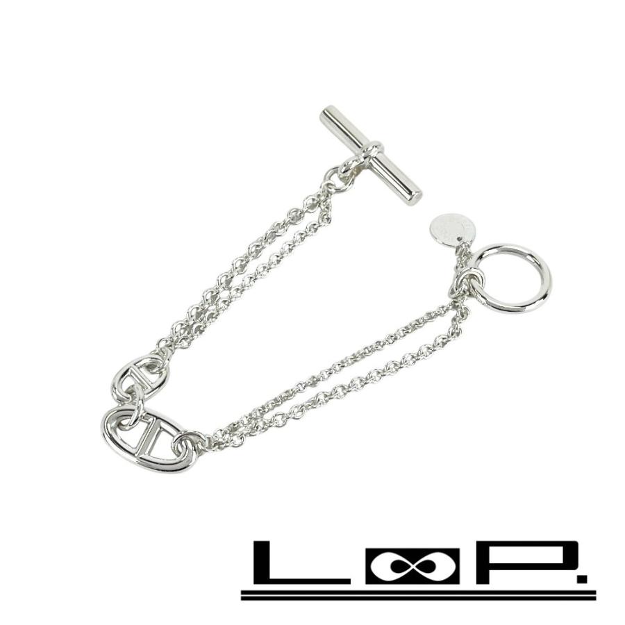 □新同□磨き済□ エルメス ニューファランドール ST ブレスレット