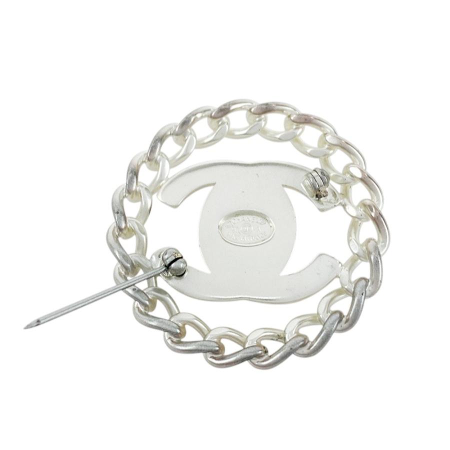 ■美品■　シャネル サークルターンロック ブローチ CCマーク シルバー SS 【394010】5 |  | 06