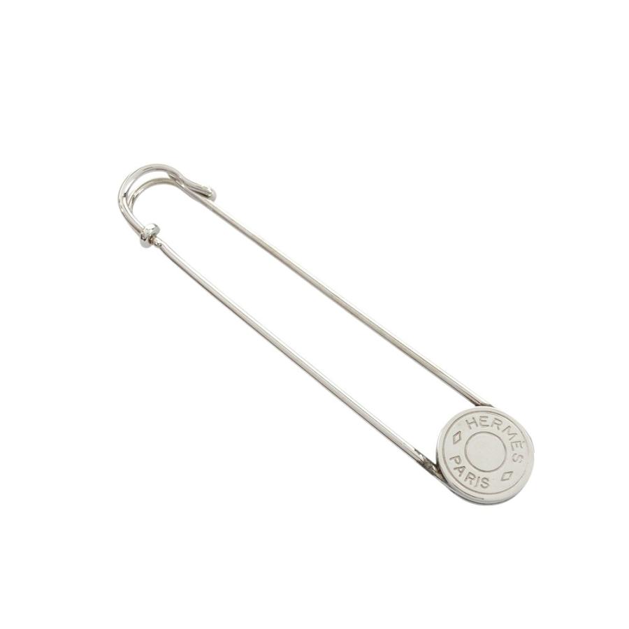 ■美品■　エルメス セリエ ピン ブローチ アクセサリー ビジネス 仕事 パーティー SS シルバー 箱 【394362】3 |  | 01