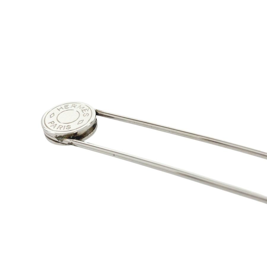 ■美品■　エルメス セリエ ピン ブローチ アクセサリー ビジネス 仕事 パーティー SS シルバー 箱 【394362】3 |  | 02