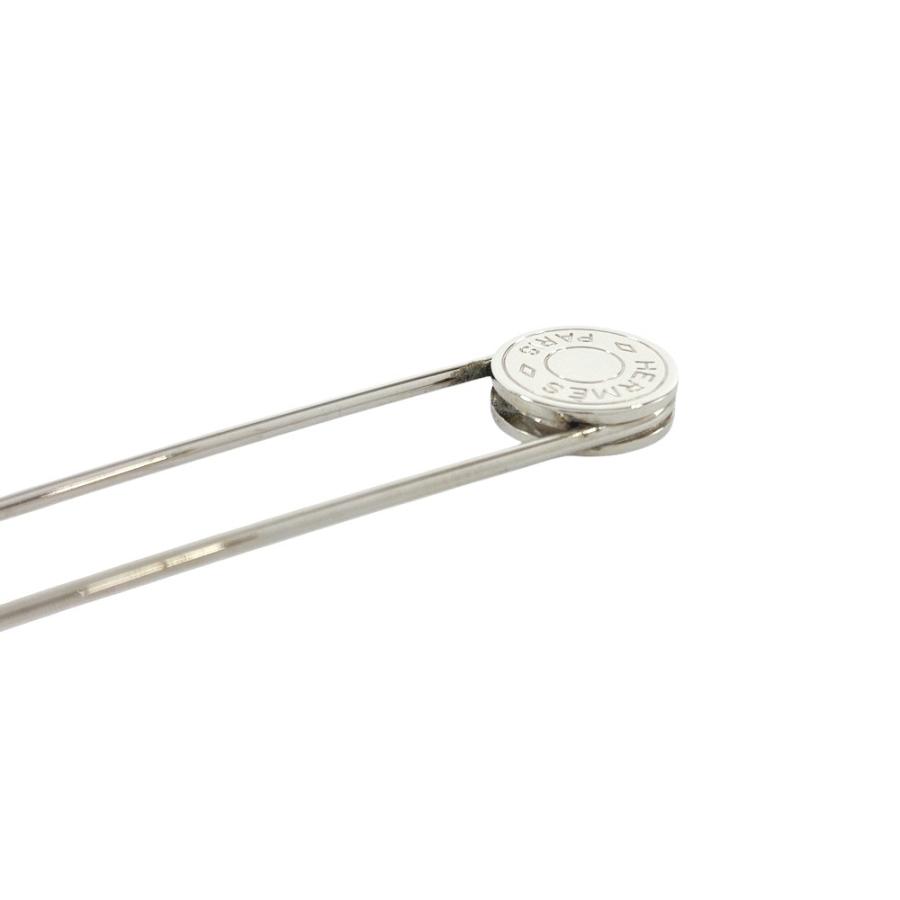 ■美品■　エルメス セリエ ピン ブローチ アクセサリー ビジネス 仕事 パーティー SS シルバー 箱 【394362】3 |  | 04