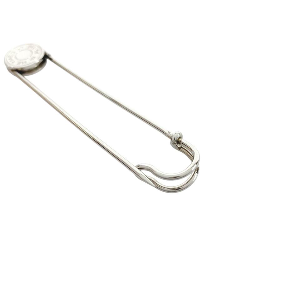 ■美品■　エルメス セリエ ピン ブローチ アクセサリー ビジネス 仕事 パーティー SS シルバー 箱 【394362】3 |  | 07