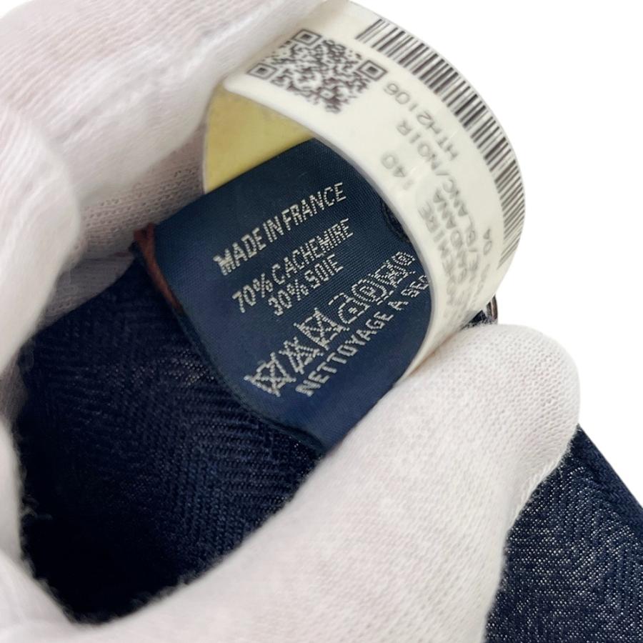 ■未使用■　エルメス カレ140 スカーフ Springs Bandana スプリングス バンダナ 馬車 星 カシミア シルク ネイビー 【394553】3 |  | 07