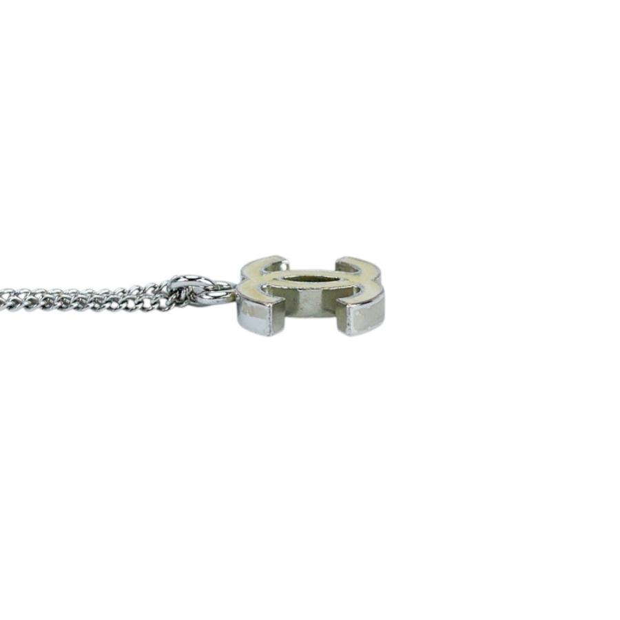 ■美品■　シャネル ココ ネックレス アクセサリー SS シルバー ホワイト 05V 【394751】3 |  | 02