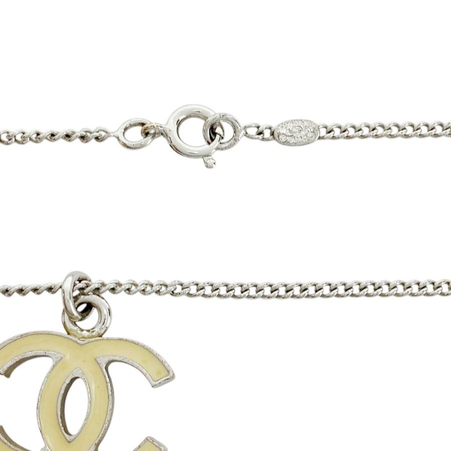■美品■　シャネル ココ ネックレス アクセサリー SS シルバー ホワイト 05V 【394751】3 |  | 06