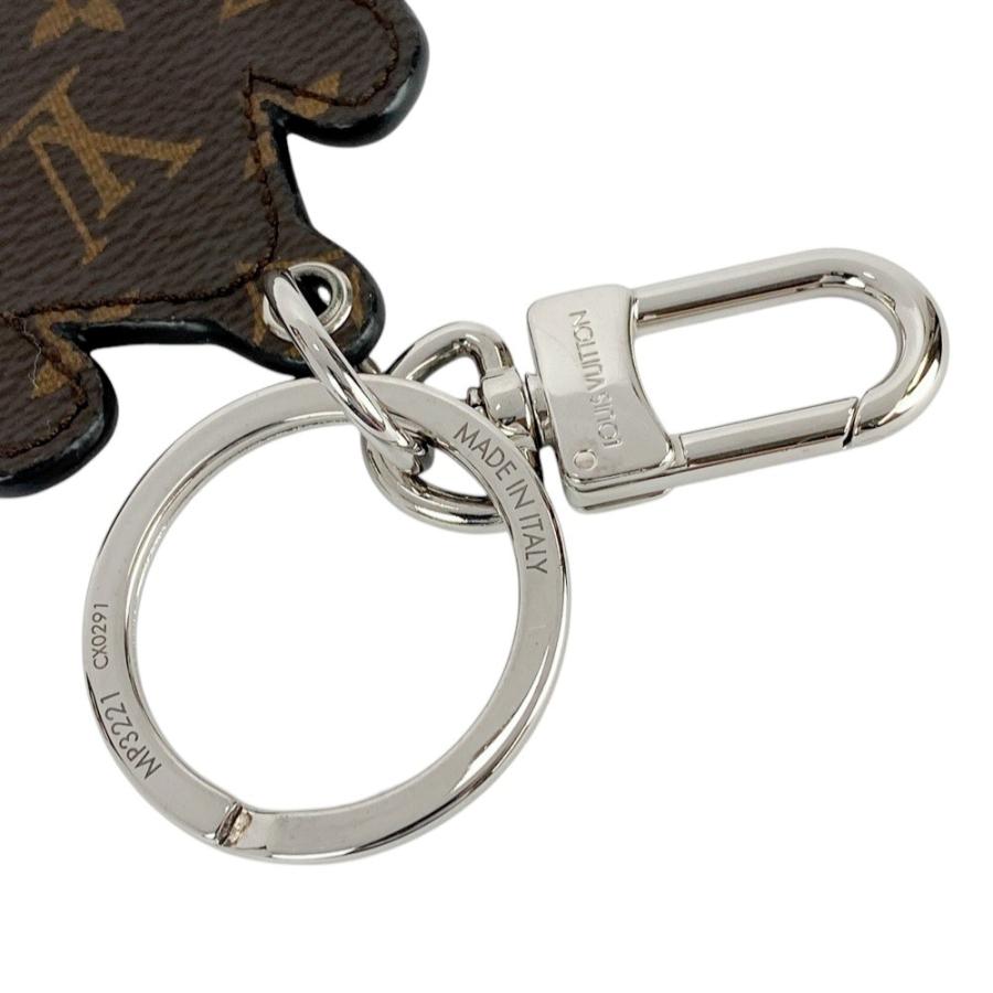■美品■　ルイヴィトン ポルトクレ LV MADE タイガー キーリング チャーム モノグラム レザー ブラウン イエロー MP3221 【394805】3 |  | 05