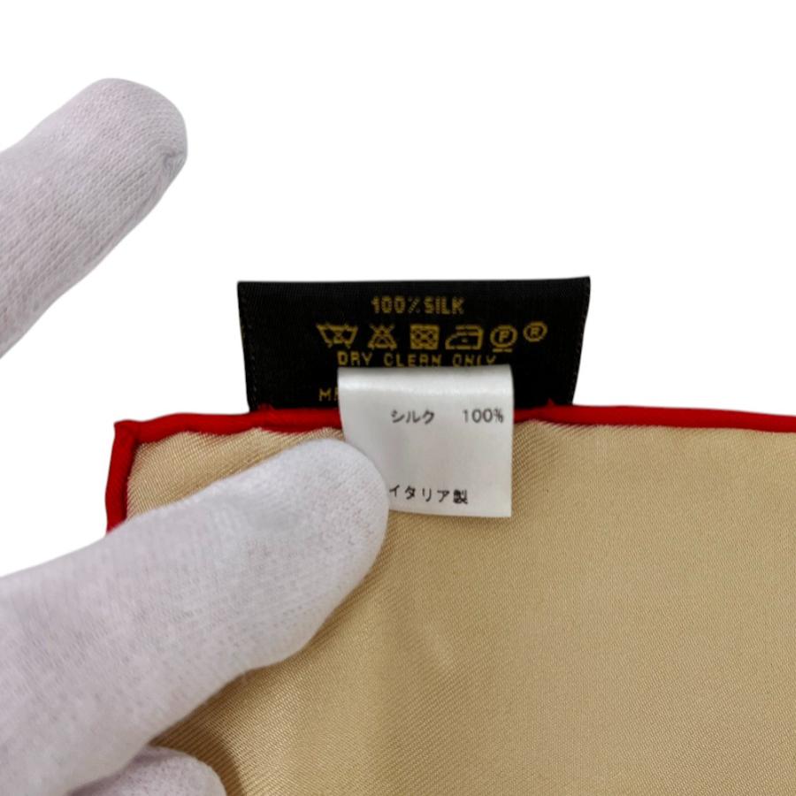 ■美品■　ルイヴィトン スカーフ トランク柄 シルク ブラウン M73984 箱 【394898】3 |  | 07