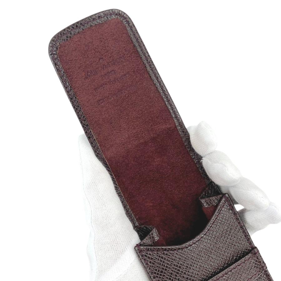 ■美品■　ルイヴィトン ドックソロ ペンケース 小物入れ ポーチ ブラシ タイガ ブラウン M64866 【395741】3 |  | 08