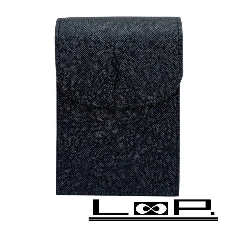 ■未使用■ヴィンテージ■　サンローラン シガレット 煙草 ケース レザー ブラック 箱 【395857】1 | 