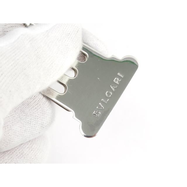 【年末年始 限定値下げ】■美品■　ブルガリ マネークリップ 財布 シルバー SV 【39652】 年末年始 限定値下げ】□美品□ ブルガリ マネークリップ 財布