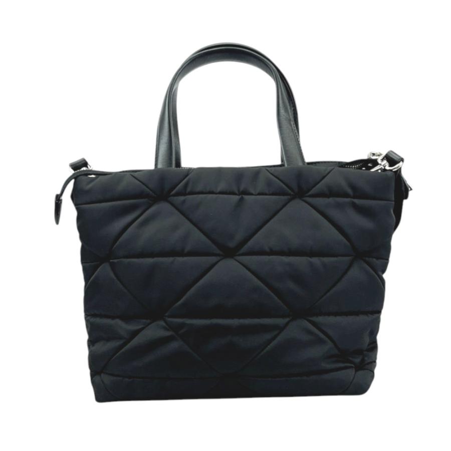 ■新同■　プラダ Re-Nylon パデット トート ショルダー バッグ 2WAY ナイロン キルティング レザー ブラック 1BG436 【397295】7 □新同□ プラダ Re-Nylon パデット トート ショルダー バッグ 2WAY