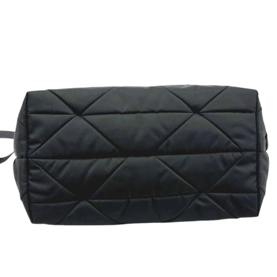 ■新同■　プラダ Re-Nylon パデット トート ショルダー バッグ 2WAY ナイロン キルティング レザー ブラック 1BG436 【397295】7 □新同□ プラダ Re-Nylon パデット トート ショルダー バッグ 2WAY