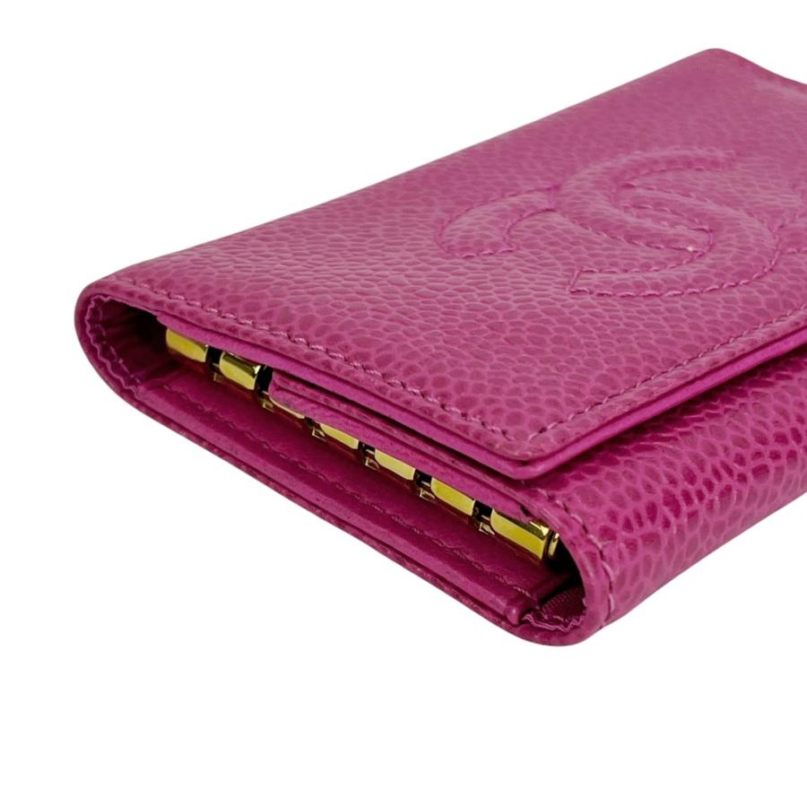 ■美品■　シャネル 6連 キーケース 鍵 ココマーク レザー キャビアスキン ピンク 【400193】7 |  | 02