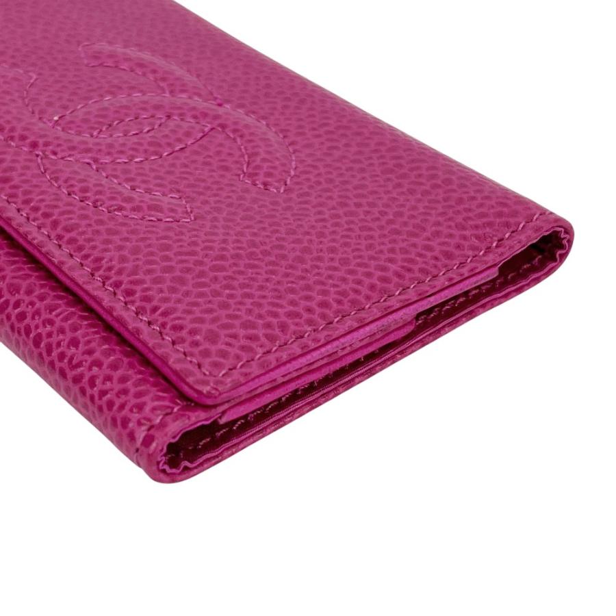 ■美品■　シャネル 6連 キーケース 鍵 ココマーク レザー キャビアスキン ピンク 【400193】7 |  | 03