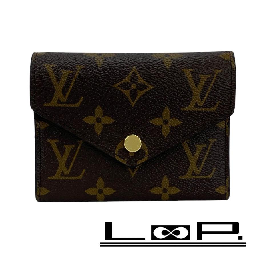 □美品□IC□ ルイヴィトン ポルトフォイユ ヴィクトリーヌ 3つ折り  