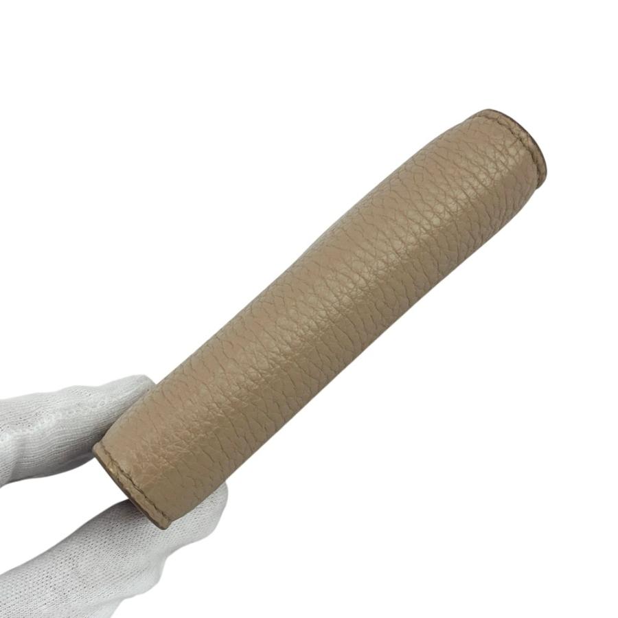 プラダ ■美品■ 二つ折り財布 ウォレット レザー ベージュ ピンク 1MV204 箱 【40188】13 |  | 04