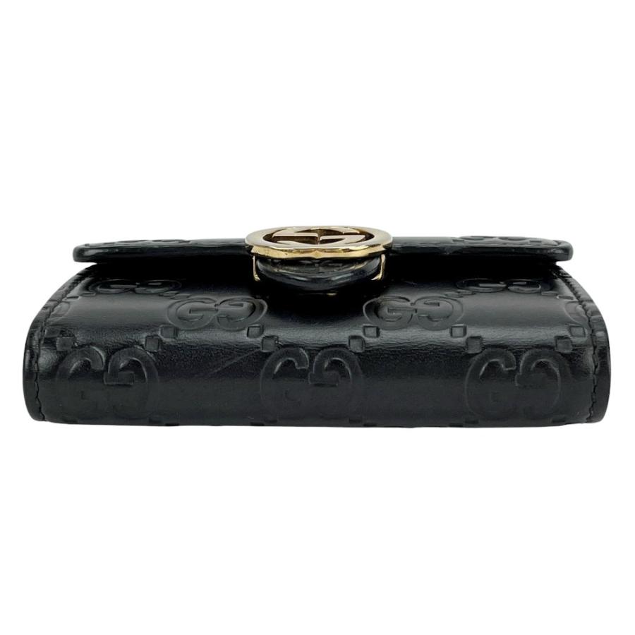 ■中古■　グッチ グッチシマ 6連 キーケース GGシグネチャー レザー メタル ブラック 369673 【401923】7 |  | 05